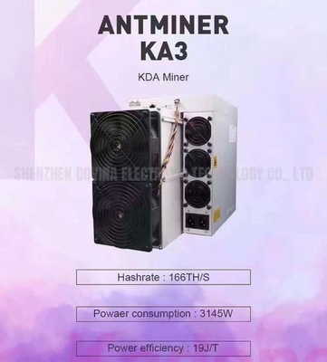 Antminer KA3 166T Crypto Mijnbouwmachine Mijnplan Asic Blockchain Kadena Mijnwerkers