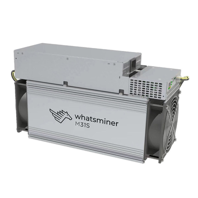 De Spaander van BTC Bitcoin MicroBT Whatsminer M31s zesenzeventigste 3220W 12.5kg 12nm