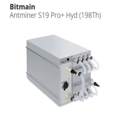 A19Pro+hyd 198TH/S 5445W Bitcion Antminer Asic Mijnwerker Blockchain Miner Antminer S19